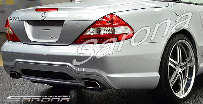Custom Mercedes SL  Convertible Rear Add-on Lip (2009 - 2012) - $270.00 (Part #MB-011-RA)